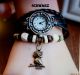 Armbanduhr Rund Modisch Damen Vintage Retro Quartz Analog Eule Anhänger Armbanduhren Bild 5