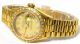 Rolex Lady Datejust President 18 Kt Gold Ref 69178 L Serie Box Papiere Armbanduhren Bild 2