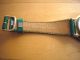 Fortis - Vintage Seltene Armbanduhr Lederarmband Kroko Optik Grün - Armbanduhren Bild 6