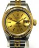 Rolex Lady Datejust Automatik 69173 Edelstahl /18 Kt 750 Gold W Serie 1991 Armbanduhren Bild 4