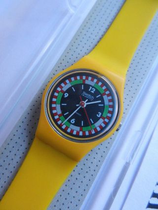 Swatch,  Lady,  Lj100 Yellow Racer,  Neu/new Bild