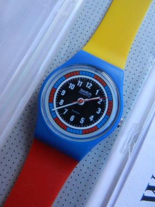 Swatch,  Lady,  Ls102 Tri - Color - Racer,  Neu/new Bild