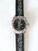 1 Youngster Armbanduhr Rosa Schwarz Sterne Krone Stifte Uhr Uhren Armbanduhren Armbanduhren Bild 2