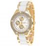 Designer Damenuhr,  Damen Strass Uhr,  Chronograph Stil,  Beige,  Weiß,  Schwarz,  Rose Gold Armbanduhren Bild 12