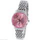 Feine Silberne Damen Armband Uhr 18mm Gliederband Silber/pink Mädchenuhr Armbanduhren Bild 1
