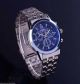 Feine Silberne Damen Armband Uhr 18mm Gliederband Silber/blue Mädchenuhr Armbanduhren Bild 1
