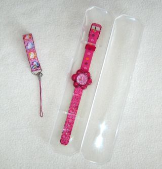 Tcm MÄdchen Armband Uhr Pink Analog,  Hello Kitty AnhÄnger,  GÜrtel Pink Bild