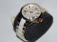 Fossil Am4545 Damenuhr Uvp:169,  00€ Weiß Und Gold Mit Datumsanzeige Aus Edelstahl Armbanduhren Bild 3