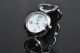 Faiberspace Elegante Strass Damen Uhr Silber Watch Kettenform Metallarmband Armbanduhren Bild 4