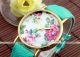 Damen Blumen Pu Leder Armbanduhr Quartz Watch Quarzuhr Quartz Quarz Uhr 5 Farbe Armbanduhren Bild 17
