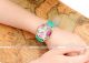 Damen Blumen Pu Leder Armbanduhr Quartz Watch Quarzuhr Quartz Quarz Uhr 5 Farbe Armbanduhren Bild 19