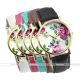 Damen Blumen Pu Leder Armbanduhr Quartz Watch Quarzuhr Quartz Quarz Uhr 5 Farbe Armbanduhren Bild 1