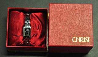 Christ Damen Armbanduhr Uhr Edelstahl Gliederarmband 15,  5 Cm Bild