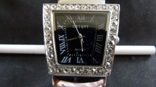 Sehr SchÖne Spangen Armband Uhr Mit 39 Swarowskisteine Weihnachtsgeschenk Bild
