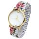 Fashion Damen Armbanduhr Uhr Gold Quarzuhr Elastisch Stahl Streifen Uhr Armbanduhren Bild 2