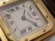 Seltene Feine Cartier Santos Klassik Gold 750 Faltschließe Handaufzug Kal.  21 Armbanduhren Bild 1