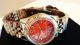Michael Kors Mk3284 Damenuhr Vergoldet Armbanduhr Orange/rot Small Uvp 199€ Armbanduhren Bild 2