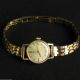 585 Gold Tissot Lady Armbanduhr 17 Jewels Handaufzug Gehäuse,  Armband 14k Gold Armbanduhren Bild 1