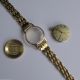 585 Gold Tissot Lady Armbanduhr 17 Jewels Handaufzug Gehäuse,  Armband 14k Gold Armbanduhren Bild 5
