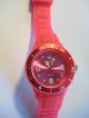 Damen Armbanduhr Uhr Pink Aus Silikon Bzw Gummi Mit Datumsanzeige Top Armbanduhren Bild 1