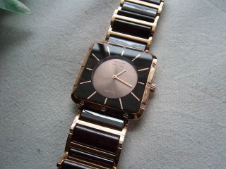 Neue Armbanduhr Quarz Keramik Im Karton Alexander Milton Quarzuhr Bild