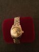 Rolex Lady Datejust Oyster Peretual 18 Kr Gold Klassiker Mit Box Und Zertifikat Armbanduhren Bild 7
