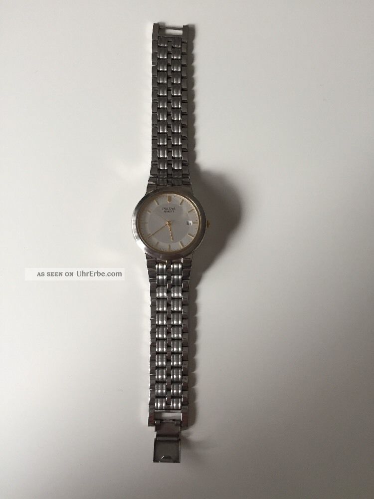 Pulsar Quartz Uhr Mit Datumsanzeige Armbanduhren Bild