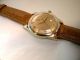 Goldene 14k Omega Herrenarmbanduhr,  Selten,  Top Armbanduhren Bild 3