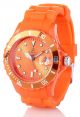 St.  Leonhard Sportliche Silikon - Quarz - Armbanduhr Poppig - Orange Armbanduhren Bild 2