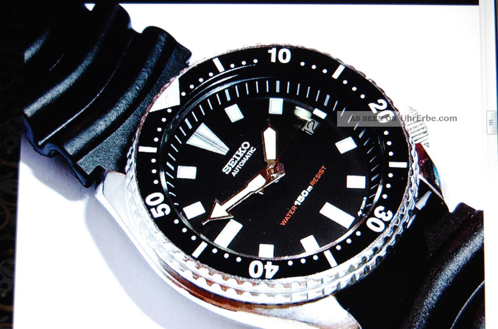 Seiko Diver Automatic 7002 - 700 A,  Taucheruhr Armbanduhren Bild