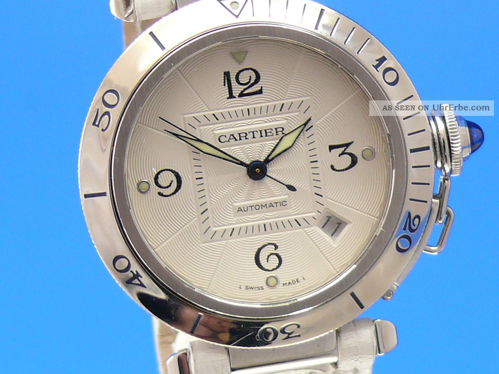 Cartier Pasha 38 Mm Automatik Vom Uhrencenter Berlin Armbanduhren Bild