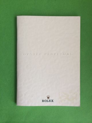 Rolex Uhrenkatalog / Katalog (oyster Perpetual) Von 2000 Rarität / Sammlerstück Bild
