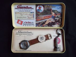 Fossil Armband - Uhr „steamliner” 1995 Aus Den Collectors Club Series Bild