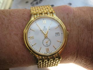 Tolle Schweizer Uhr Der Edlen Marke Centia Of Switzerland Watch Swiss Made Gold Bild
