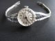 Damenarmband Uhr - Handaufzug - Von Noblesse 17 Jewels In 835 Silber Armbanduhren Bild 2