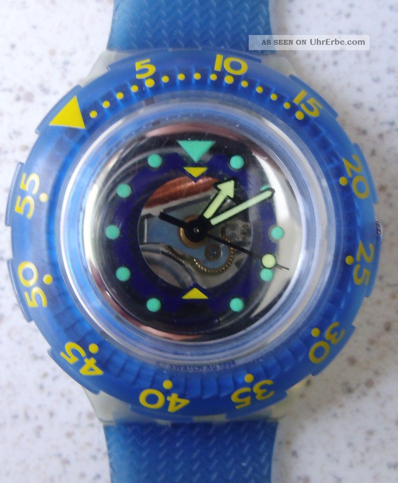 Swatch Armbanduhr Scuba Anguilla Sdk 120 In Ovp Armbanduhren Bild