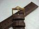 Bulova Lederarmband Armbanduhr Rose Gold Pl Verschluss 8.  00 Zoll 20.  00 Mm Öse Armbanduhren Bild 3