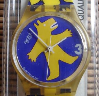Swatch Uhr Bestione (gj 112) Von Gabriella Giandelli - Sammleruhr Ungetragen Bild