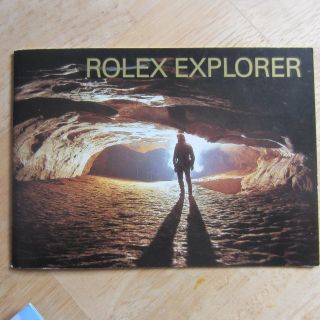 Booklet Rolex Explorer 3.  2003 Bild