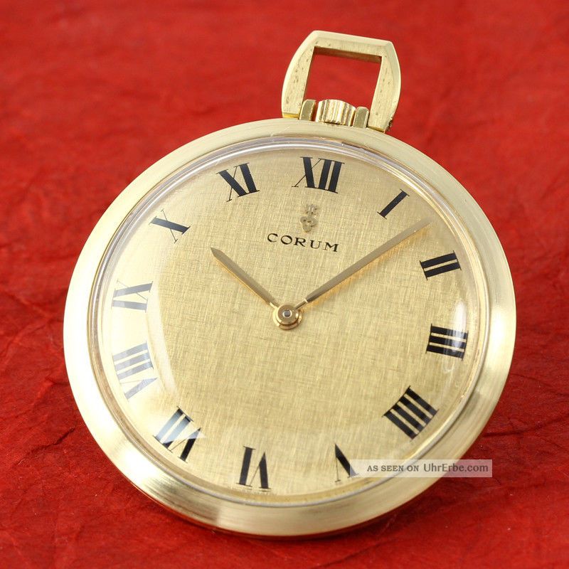 Corum 18k (0,  750) Gold Lepine Taschenuhr Handaufzug Frackuhr Armbanduhren Bild