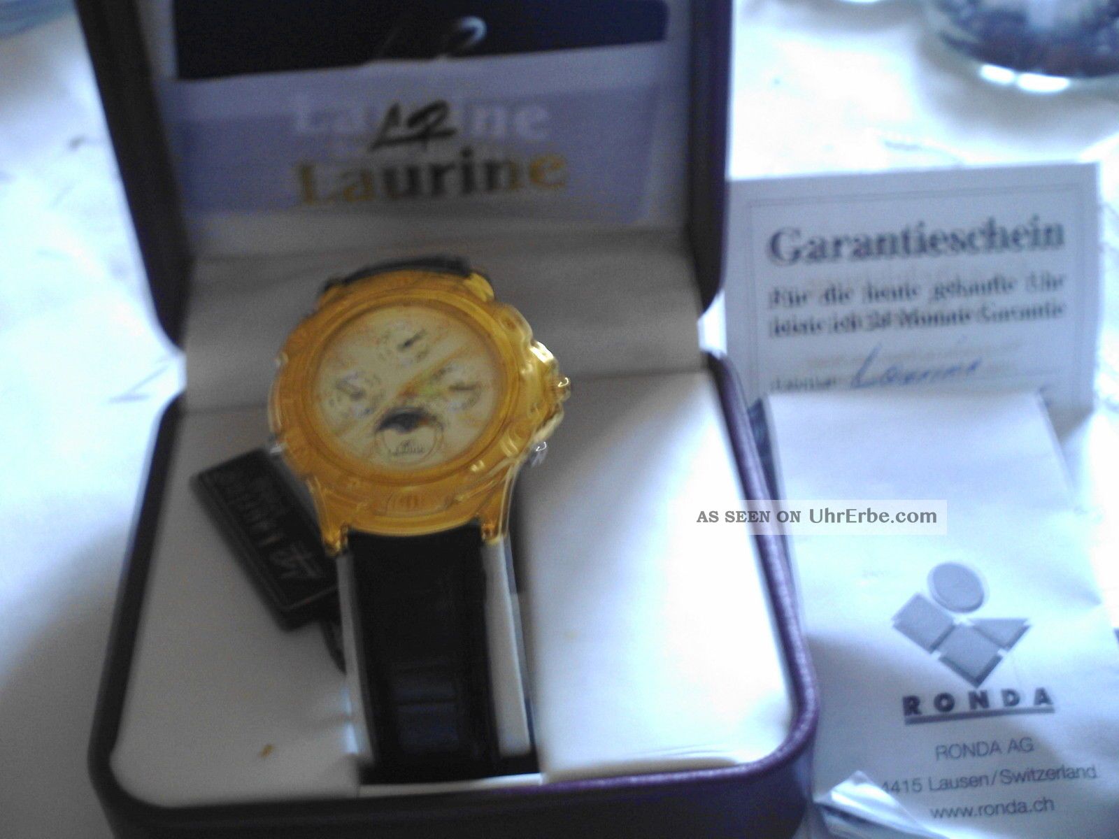 Armbanduhr Analog Awiss Quarz Laurine - Uhr - Unisex - Wie - Mit Karton Armbanduhren Bild