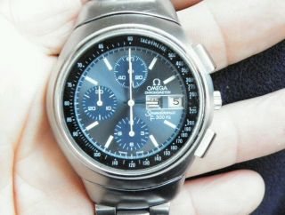 Uhr,  Omega,  Speedsonic F300hz. Bild