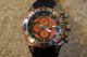 Festina Xl Chrono 2012 F16600 Uhr Chronograph Edelstahl/orange Unikat Neuwertig Armbanduhren Bild 5