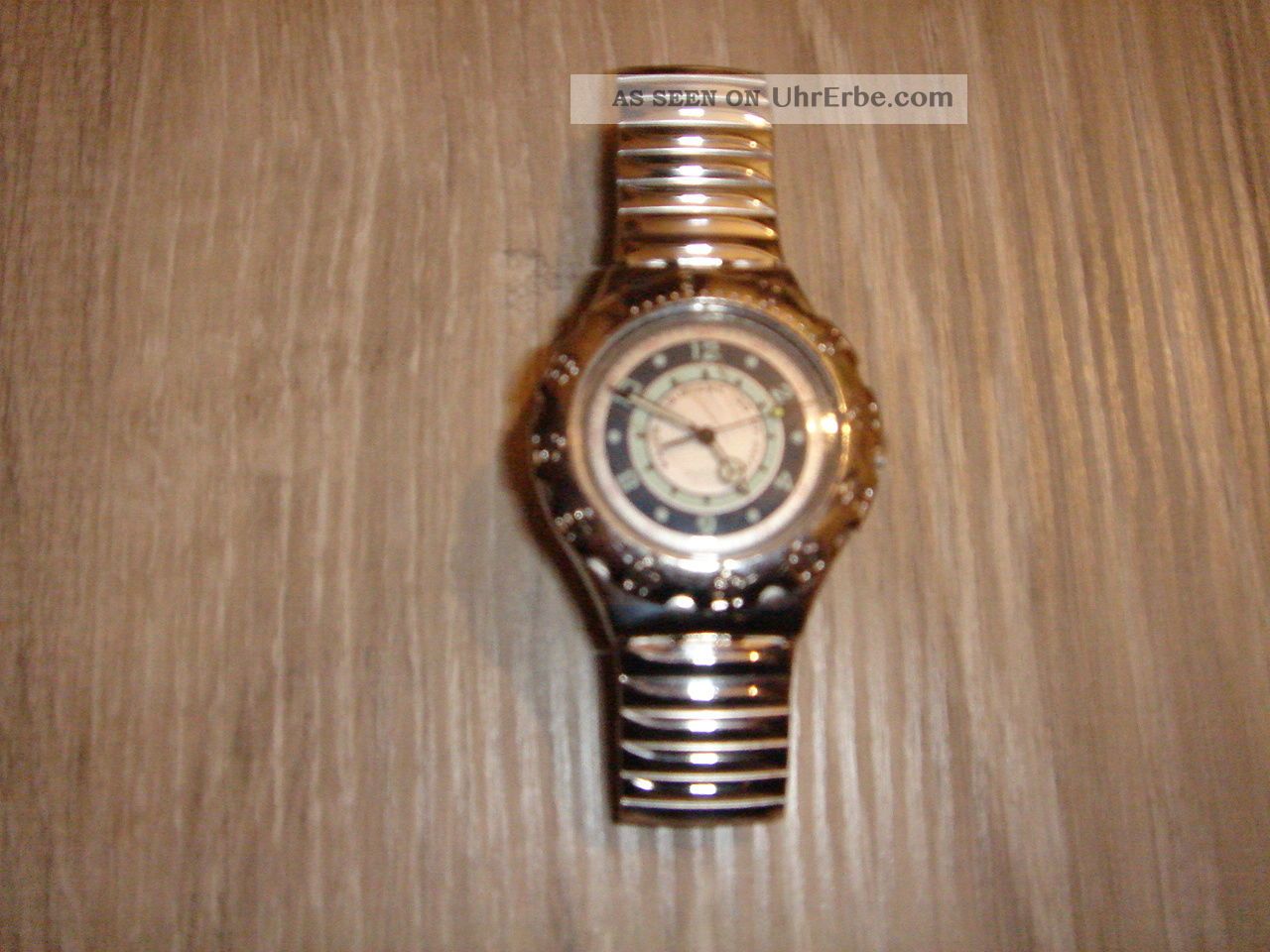 Swatch Uhr Sammler Silber Metallarmband Armbanduhren Bild