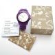 Oasis Ladies Purple Transparent Plastic Fashion Watch Armbanduhren Bild 4