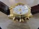 Luxus Chronograph Wellington 114 - 219 Edelstahl Beschichtet Stopuhr,  Datum Armbanduhren Bild 2