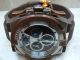 Stuehrling Stainless Steel Case Blue Calfskin Chronograph Schweizer Uhrwerk Armbanduhren Bild 1