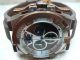 Stuehrling Stainless Steel Case Blue Calfskin Chronograph Schweizer Uhrwerk Armbanduhren Bild 3