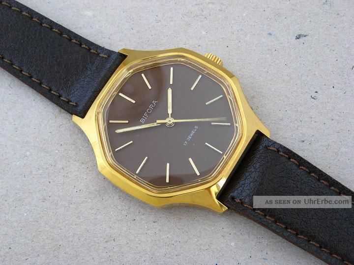 Bifora Armbanduhr Uhr Wristwatch Watch 70´s Ungetragen Armbanduhren Bild