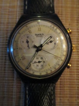 Swatch Uhr Chronograph Twenty Two Nr.  346 SammelstÜck - Mit Armband Bild